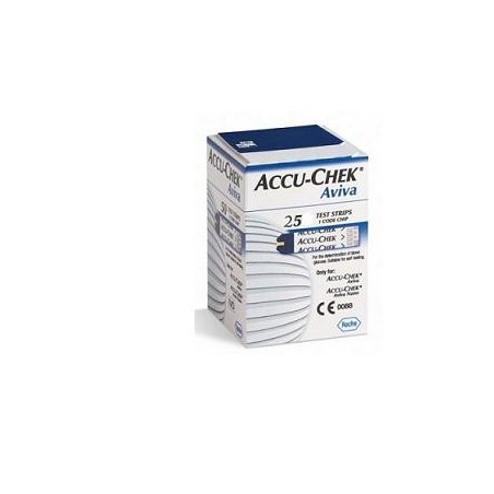 Accu Chek Aviva Strisce Reattive Per Controllo Della Glicemia 25 Pezzi - Misuratori di diabete e glicemia - 932707565 - Accu ...