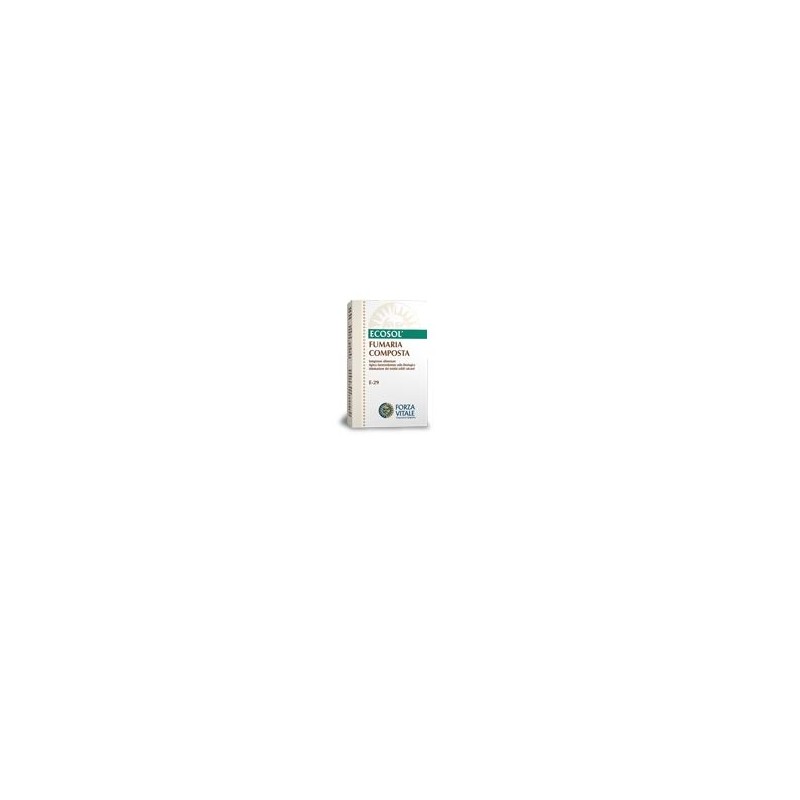 Forza Vitale Italia Ecosol Fumaria Composta Gocce 10 Ml Forza Vitale Italia - 1