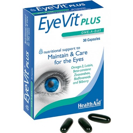 Healthaid Italia Eyevit Plus 30's 30 Capsule Molli Healthaid Italia - 1 Healthaid Italia Eyevit Plus 30's 30 Capsule Molli Healthaid Italia - 1