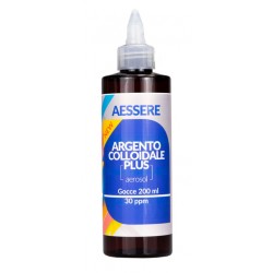 Aessere Argento Colloidale Plus Gocce 200 Ml - Trattamenti per dermatite e pelle sensibile - 970297622 - Aessere - € 25,61