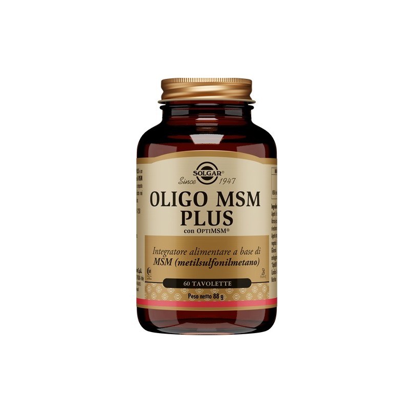 Solgar It. Multinutrient Oligo Msm Plus 60 Tavolette - Integratori per dolori e infiammazioni - 947182832 - Solgar - € 29,94