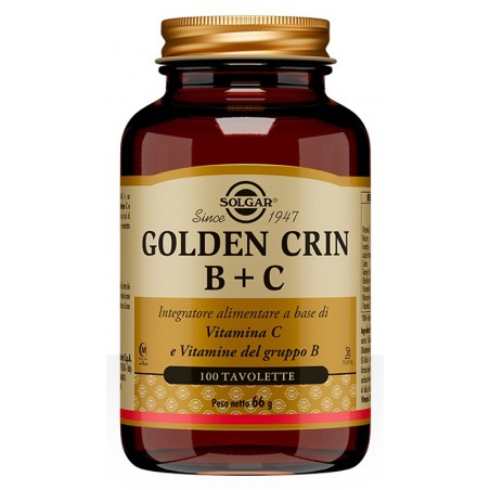 Solgar It. Multinutrient Golden Crin B+c 100 Tavolette Solgar - 1 Solgar It. Multinutrient Golden Crin B+c 100 Tavolette Solgar - 1