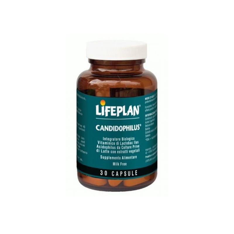 Lifeplan Products Candidophilus 30 Capsule - Integratori di fermenti lattici - 974425516 - Lifeplan Products - € 22,21