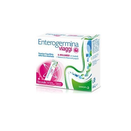Enterogermina Viaggi Integratore Alimentare 12 Bustine Orosolubili Enterogermina - 1 Enterogermina Viaggi Integratore Alimentare 12 Bustine Orosolubili Enterogermina - 1
