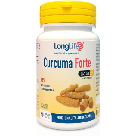 Phoenix - Longlife Longlife Curcuma Forte 60 Capsule Vegetali - Integratori per dolori e infiammazioni - 935198352 - Longlife...