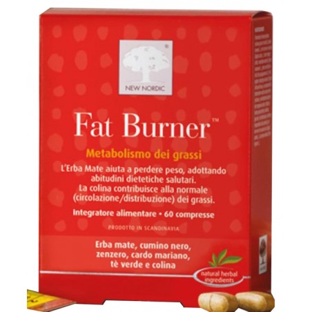 New Nordic Fat Burner 60 Compresse - Integratori per dimagrire ed accelerare metabolismo - 979097122 - New Nordic - € 29,06
