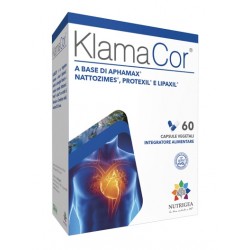 Nutrigea Klamacor 60 Capsule Vegetali - Circolazione e pressione sanguigna - 931372282 - Nutrigea - € 31,63
