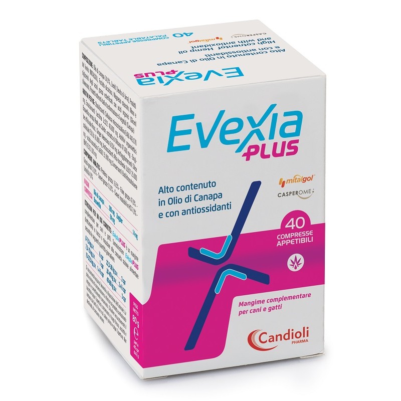 Candioli Ist. Profil. E Farm. Evexia Plus Barattolo 40 Compresse - Veterinaria - 982000388 - Candioli Ist. Profil. E Farm. - ...