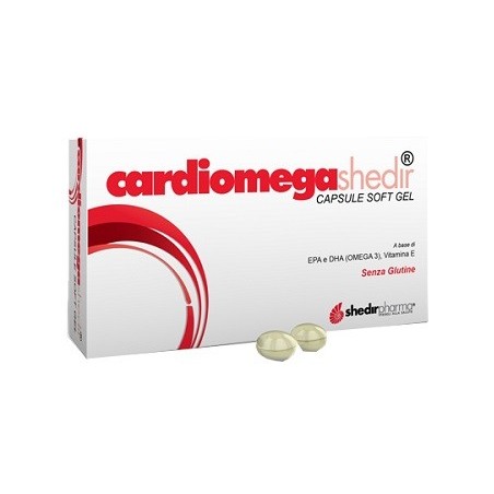 Shedir Cardiomega Funzione Cardiaca 30 Capsule Molli - Integratori per il cuore e colesterolo - 934794773 - Shedir Pharma - €...