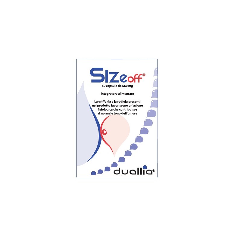 Duallia Sizeoff 60 Capsule Da 560 Mg - Integratori per concentrazione e memoria - 970482408 - Duallia - € 34,67