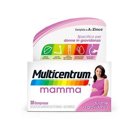 Multicentrum Mamma Integratore Per Le Donne In Gravidanza 30 Compresse - Integratori di acido folico - 934825249 - Multicentr...