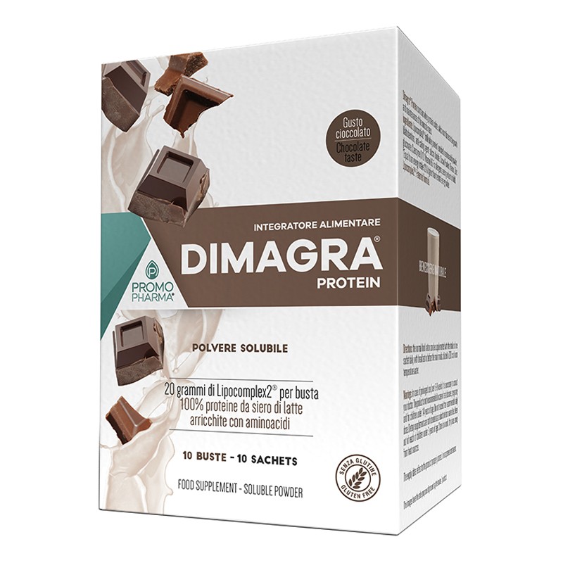 Promopharma Dimagra Protein Cacao 10 Buste - Integratori per dimagrire ed accelerare metabolismo - 934784442 - Promopharma - ...