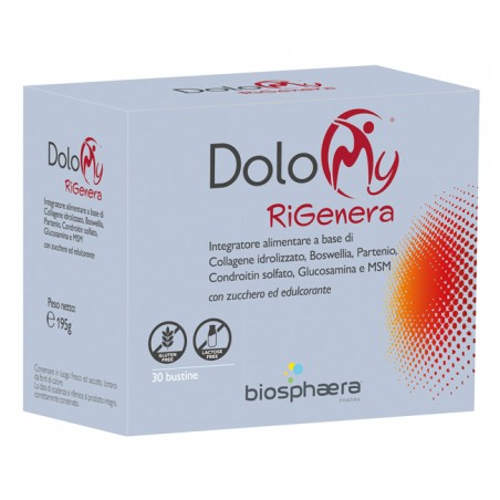 Biosphaera Pharma Dolomy Rigenera 30 Bustine - Integratori per dolori e infiammazioni - 944937440 - Biosphaera Pharma - € 24,07