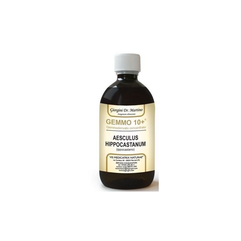 Dr. Giorgini Ser-vis Gemoo 10+ Gemmoderivato Concentrato Ippocastano Liquido Analcolico Aesculus Hippocastanum Ippocastano 50...