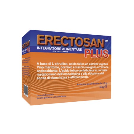 Androsystems Erectosan Plus 30 Buste Da 3,5 G - Integratori per concentrazione e memoria - 971072677 - Androsystems - € 29,52