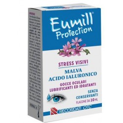 Eumill Gocce Oculari Protection Malva E Acido Ialuronico 10 Ml - Colliri omeopatici - 935034330 - Eumill