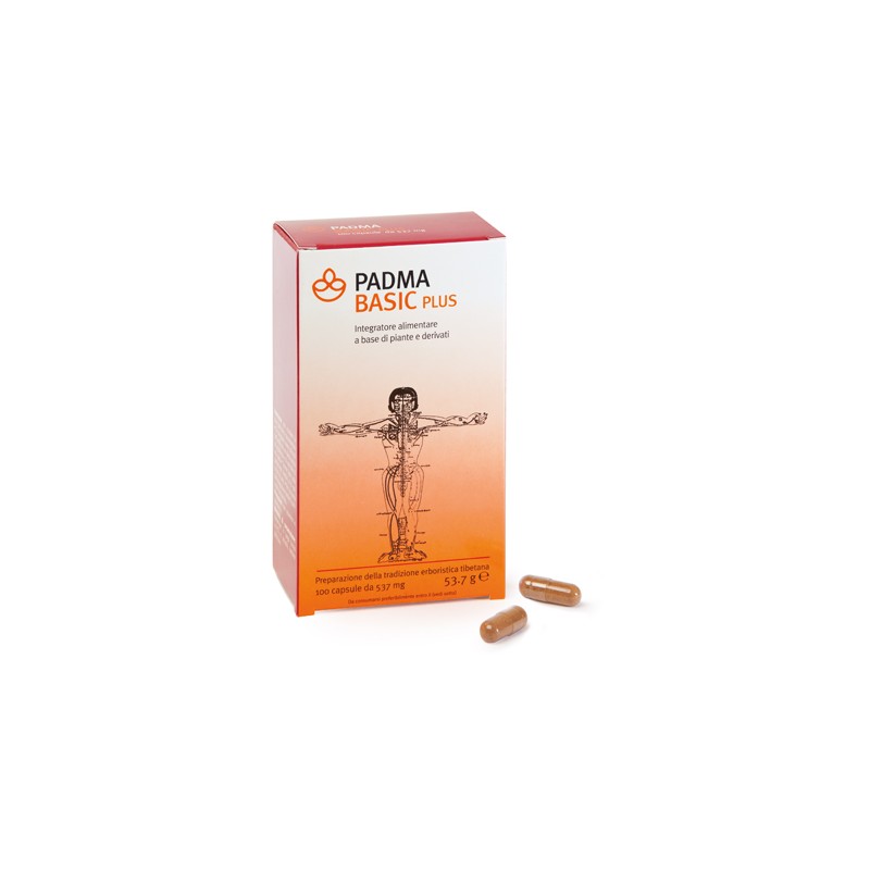 Cosval Padma Basic Plus 100 Capsule - Circolazione e pressione sanguigna - 927290561 - Cosval - € 50,23