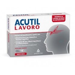 Angelini Acutil Lavoro 12 Bustine 1,2 G - Integratori per concentrazione e memoria - 935252953 - Acutil