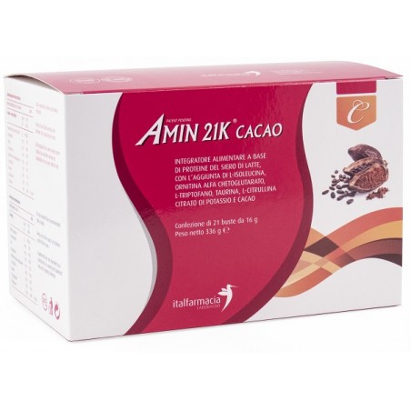 Italfarmacia Amin 21k Cacao 336 G - Integratori per sportivi - 925957654 - Italfarmacia - € 38,67