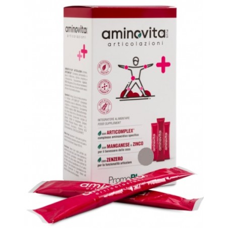 Promopharma Aminovita Plus Articolazioni 60 Stick Pack X 15 Ml - Integratori per dolori e infiammazioni - 977667904 - Promoph...