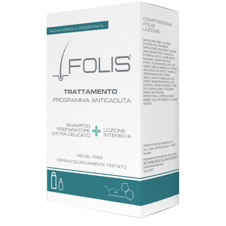 Dmt Pharma Group Folis Trattamento 1 Lozione 100 Ml + 1 Shampoo 200 Ml Dmt Pharma Group - 1 Dmt Pharma Group Folis Trattamento 1 Lozione 100 Ml + 1 Shampoo 200 Ml Dmt Pharma Group - 1