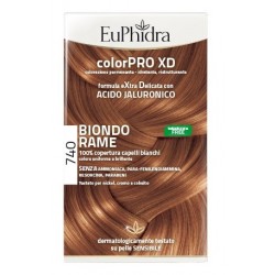 Zeta Farmaceutici Euphidra Colorpro Xd 740 Biondo Rame Gel Colorante Capelli In Flacone + Attivante + Balsamo + Guanti - Tint...