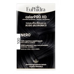 Zeta Farmaceutici Euphidra Colorpro Xd 100 Nero Gel Colorante Capelli In Flacone + Attivante + Balsamo + Guanti - Tinte e col...