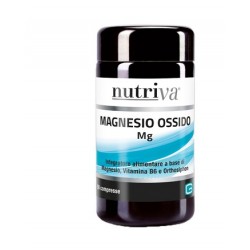 Nutriva Magnesio Ossido Sindrome Premestruale 50 Compresse - Integratori di sali minerali e multivitaminici - 938651763 - Nut...
