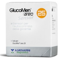 Glucomen Areo Sensor Per Analisi Del Glucosio 25 Pezzi - Misuratori di diabete e glicemia - 938766538 - Glucomen Lx