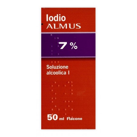 Iodio Almus 7%/5% Soluzione Cutanea Alcoolica - Farmaci dermatologici - 031316021 - Almus - € 2,86