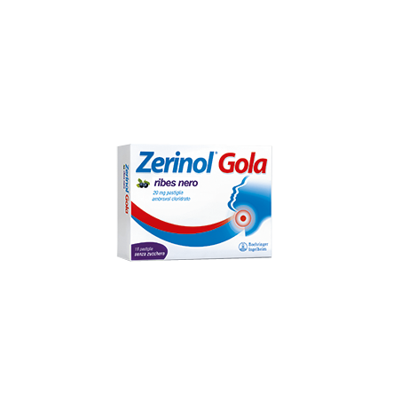 Opella Healthcare Italy Zerinol Gola Ribes Nero 20 Mg Pastiglie - Farmaci anestetici locali - 036089136 - Zerinol - € 8,90