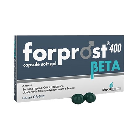 Shedir Pharma Unipersonale Forprost 400 Beta 15 Capsule Soft Gel - Integratori per prostata - 938872203 - Shedir Pharma - € 2...