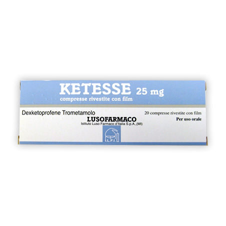 Ist. Lusofarmaco D'italia Ketesse Compresse Rivestite Con Film - Farmaci per mal di denti - 033635032 - Ist. Lusofarmaco D'it...