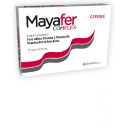 Maya Pharma Mayafer Complex 20 Capsule Blister 10 G - Vitamine e sali minerali - 934736998 - Maya Pharma - € 17,97