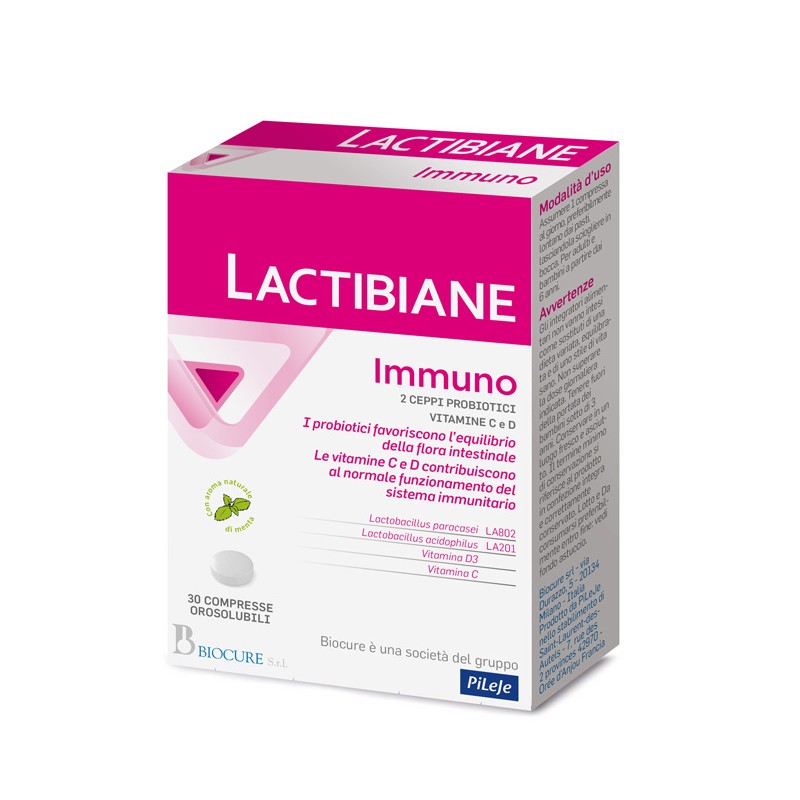 Biocure Lactibiane Immuno 30 Compresse - Integratori per difese immunitarie - 944134927 - Biocure - € 17,87