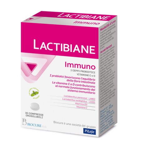 Biocure Lactibiane Immuno 30 Compresse - Integratori per difese immunitarie - 944134927 - Biocure - € 17,87