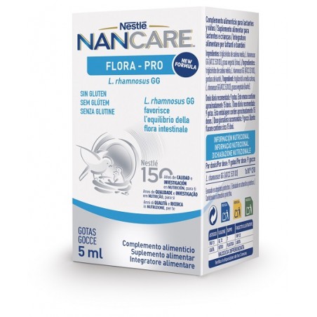 Nestle' Italiana Nancare Flora Pro Gocce 5 Ml - Integratori di fermenti lattici - 944348465 - Nestle' Italiana - € 15,98