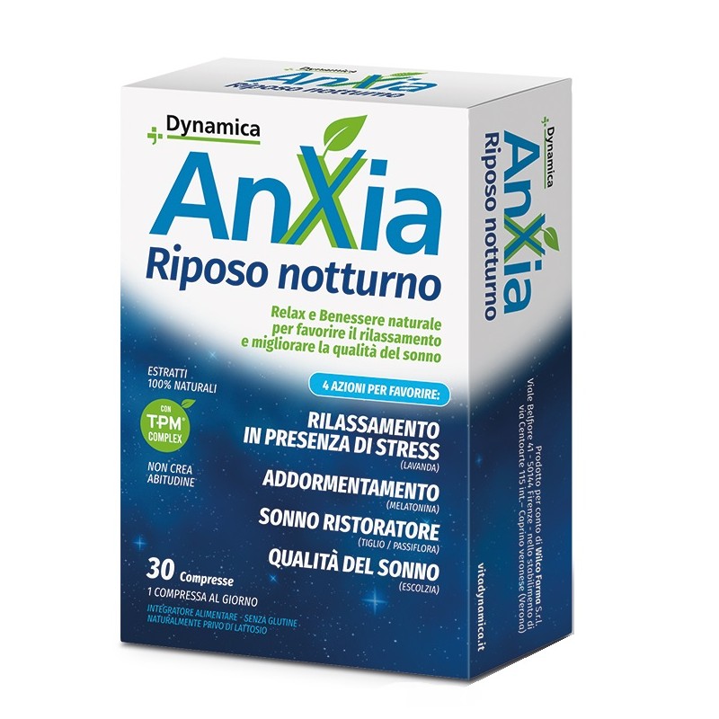 Wilco Farma Su Dynamica Anxia Riposo Notturno 30 Compresse - Integratori per umore, anti stress e sonno - 982478923 - Wilco F...