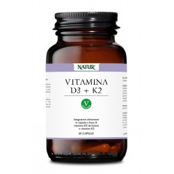 Natur Vitamina D3+k2 60 Capsule - Rimedi vari - 980253520 - Natur - € 22,69