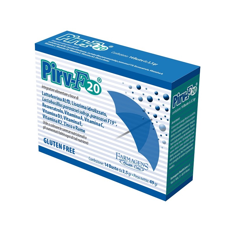Farmagens Health Care Pirv F20 14 Buste - Vitamine e sali minerali - 981066638 - Farmagens Health Care - € 24,64