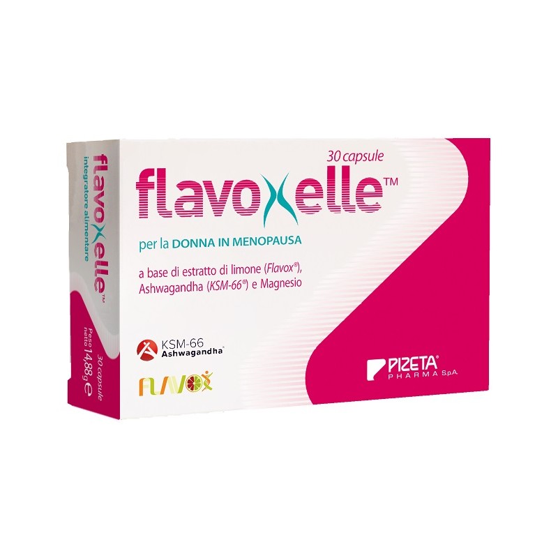 Pizeta Pharma Flavoxelle 30 Capsule - Integratori per ciclo mestruale e menopausa - 980807111 - Pizeta Pharma - € 27,12