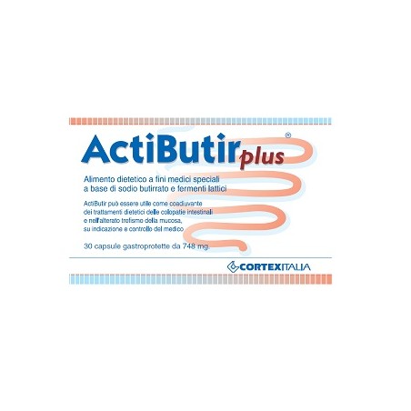 Cortex Italia Actibutir Plus 30 Capsule - Rimedi vari - 905641609 - Cortex Italia - € 18,19