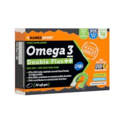 Namedsport Omega 3 Double Plus++ 30 Soft Gel - Integratori per il cuore e colesterolo - 975435645 - Namedsport - € 20,83