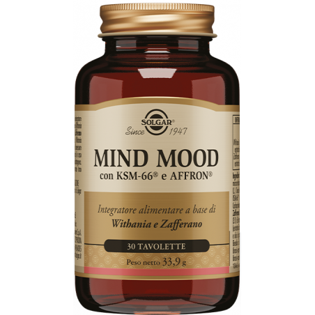 Solgar It. Multinutrient Mind Mood 30 Tavolette - Integratori per umore, anti stress e sonno - 947448635 - Solgar - € 40,39