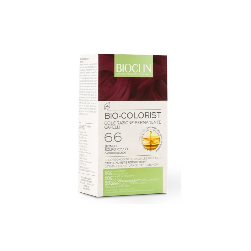 Ist. Ganassini Bioclin Bio Colorist 6,6 Biondo Scuro Rosso - Tinte e colorazioni per capelli - 975025230 - Bioclin - € 15,11