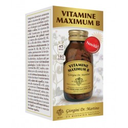 Dr. Giorgini Ser-vis Vitamine Maximum B 180 Pastiglie - Vitamine e sali minerali - 980776936 - Dr. Giorgini - € 19,94