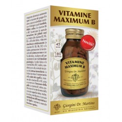 Dr. Giorgini Ser-vis Vitamine Maximum B 180 Pastiglie - Vitamine e sali minerali - 980776936 - Dr. Giorgini - € 20,03