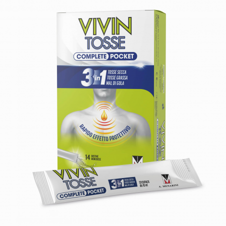 Vivin Tosse Complete Pocket Sciroppo 14 Stickpack - Farmaci per tosse secca e grassa - 983784125 - Vivin - € 8,76