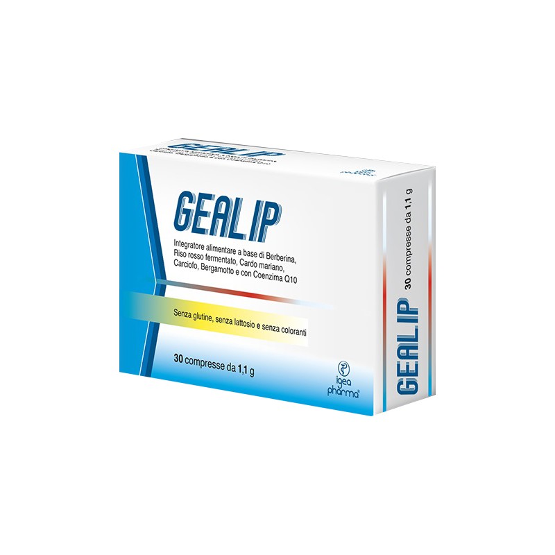 Igea Pharma Gealip 30 Compresse - Integratori per il cuore e colesterolo - 984810061 - Igea Pharma - € 16,99