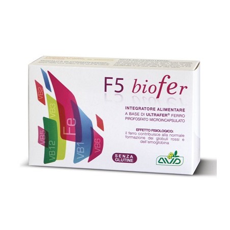 A. V. D. Reform F5 Biofer 30 Capsule Blister 14,8 G - Vitamine e sali minerali - 924721323 - A. V. D. Reform - € 18,10